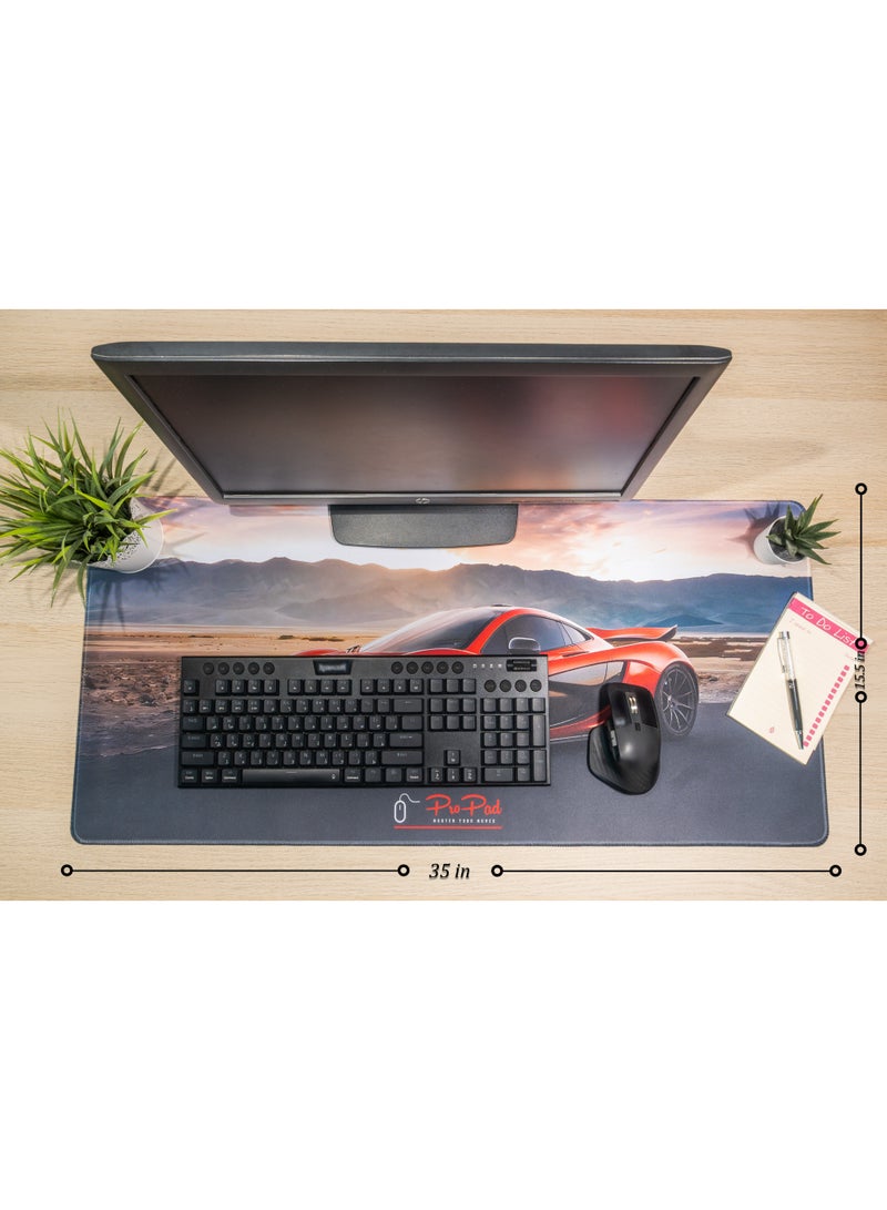 ProPad Mousepad Red Mclaren Supercar Design 88.5×40cm - Image 2